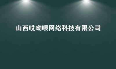 山西哎呦喂網絡科技 專業的技術咨詢服務助力企業數字化轉型