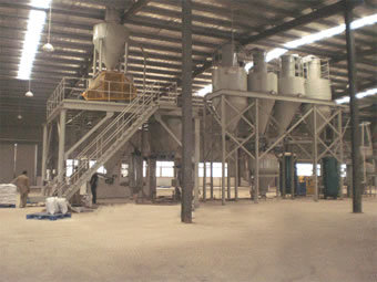 耐火材料生產線|建材生產線|耐火材料生產線設備|干粉砂漿生產線|上?？道煞凵皾{生產線設備專業設計制造